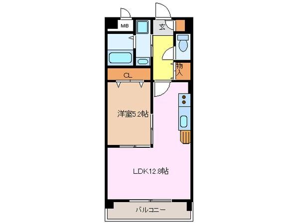 グランブルーⅡの物件間取画像